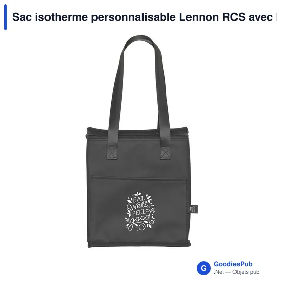 Sac isotherme personnalisable Lennon RCS avec logo - Image 3