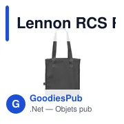 Sac isotherme personnalisable Lennon RCS avec logo - Miniature 4