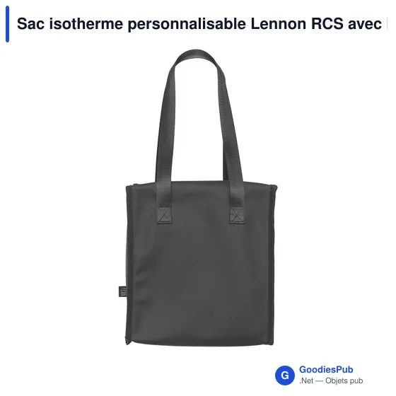 Sac isotherme personnalisable Lennon RCS avec logo - Image 4