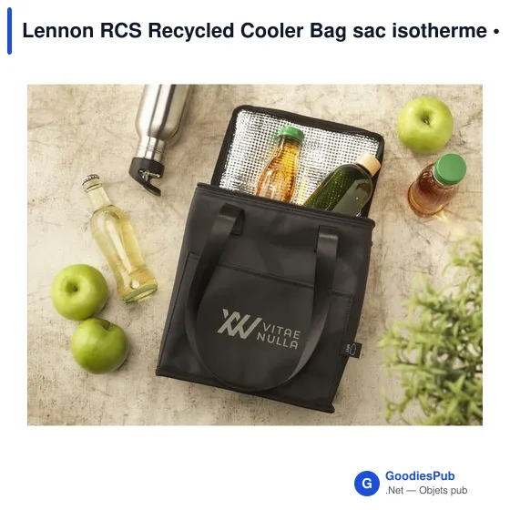 Sac isotherme personnalisable Lennon RCS avec logo - Image 6