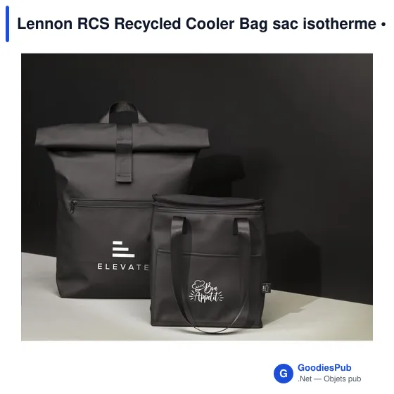 Sac isotherme personnalisable Lennon RCS avec logo - Image 7