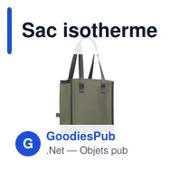 Sac isotherme personnalisable Lennon RCS avec logo - Miniature 9