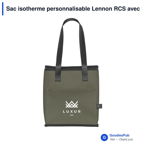 Sac isotherme personnalisable Lennon RCS avec logo - Image 10