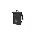 Variante noir - Sac à dos personnalisé Lennon RCS Recycled Roll-Top avec logo