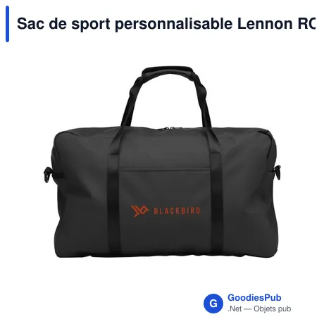 Sac de sport personnalisable Lennon RCS avec logo