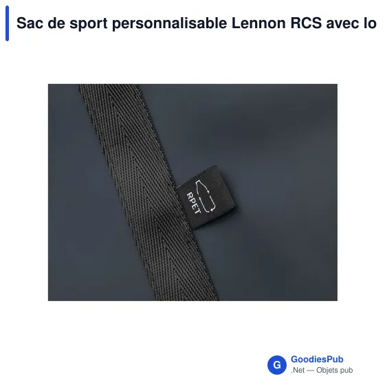 Sac de sport personnalisable Lennon RCS avec logo - Image 9