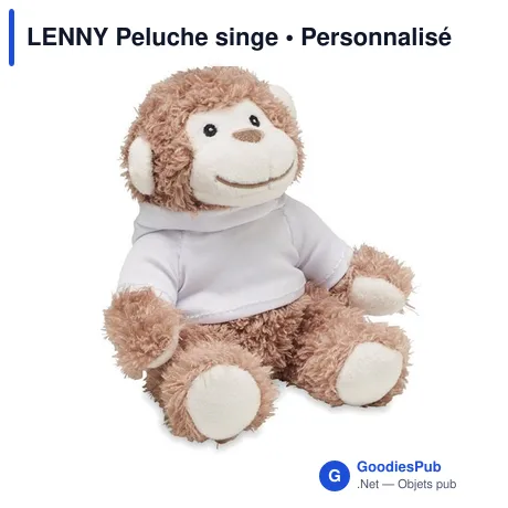 LENNY Peluche singe
