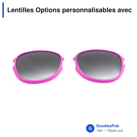 Lentilles Options personnalisables avec logo - Protection UV400