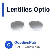 Lentilles Options personnalisables avec logo - Protection UV400 - Miniature 11