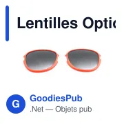 Lentilles Options personnalisables avec logo - Protection UV400 - Miniature 3
