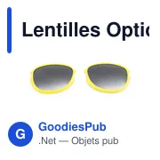 Lentilles Options personnalisables avec logo - Protection UV400 - Miniature 5