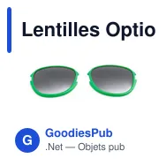 Lentilles Options personnalisables avec logo - Protection UV400 - Miniature 9