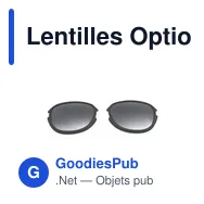 Lentilles Options personnalisables avec logo - Protection UV400 - Miniature 10