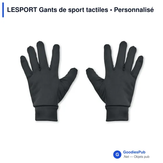 LESPORT Gants de sport tactiles - Image 1