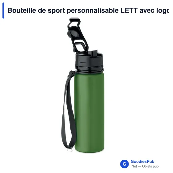 Bouteille de sport personnalisable LETT avec logo - Image 2