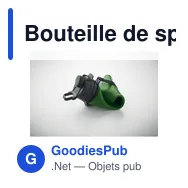Bouteille de sport personnalisable LETT avec logo - Miniature 12