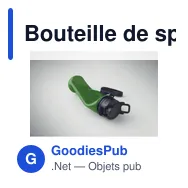 Bouteille de sport personnalisable LETT avec logo - Miniature 4