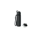 Variante noir - Bouteille de sport personnalisable LETT avec logo