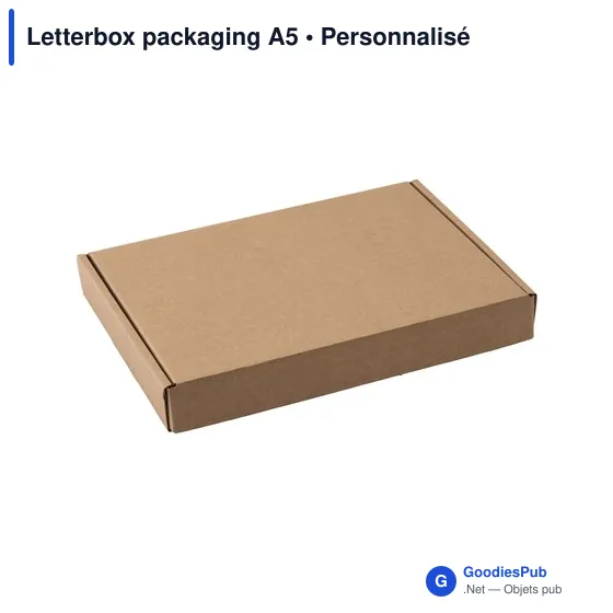 Emballage Letterbox A5 personnalisable avec logo - Image 1