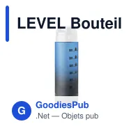 LEVEL Bouteillen de sport RPET 1L - Miniature 11