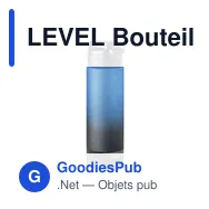 LEVEL Bouteillen de sport RPET 1L - Miniature 12