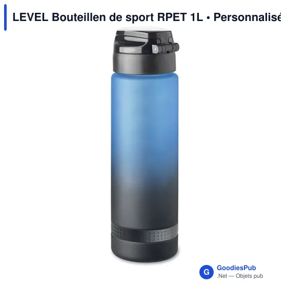LEVEL Bouteillen de sport RPET 1L - Image 12