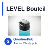 LEVEL Bouteillen de sport RPET 1L - Miniature 4