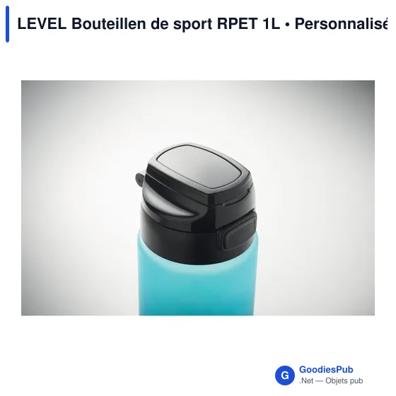LEVEL Bouteillen de sport RPET 1L - Image 4
