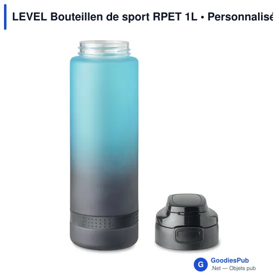 LEVEL Bouteillen de sport RPET 1L - Image 8