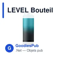 LEVEL Bouteillen de sport RPET 1L - Miniature 9