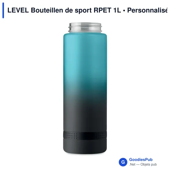 LEVEL Bouteillen de sport RPET 1L - Image 9