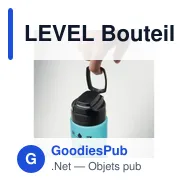 LEVEL Bouteillen de sport RPET 1L - Miniature 10