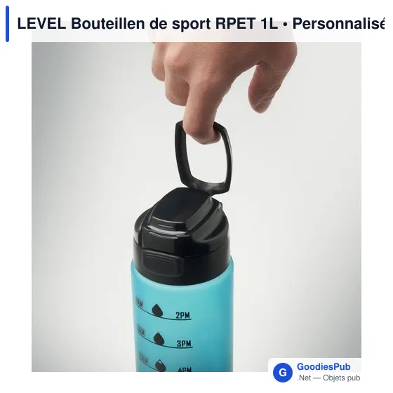 LEVEL Bouteillen de sport RPET 1L - Image 10