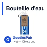Bouteille d'eau personnalisable Lewis RPET 630 ml avec logo - Miniature 11