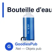 Bouteille d'eau personnalisable Lewis RPET 630 ml avec logo - Miniature 9