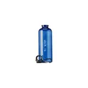 Variante bleu - Bouteille d'eau personnalisable Lewis RPET 630 ml avec logo