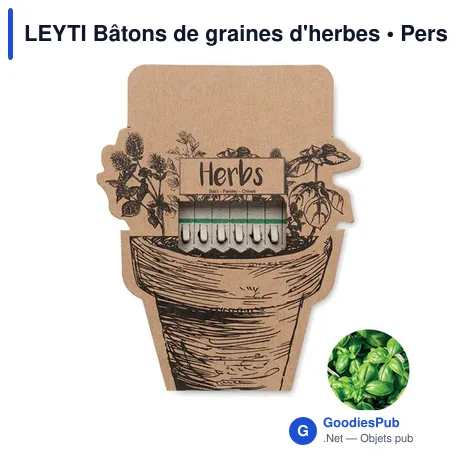 LEYTI Bâtons de graines d'herbes