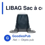 LIBAG Sac à cordon en PU RPET 2 tons - Miniature 5