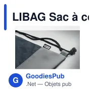 LIBAG Sac à cordon en PU RPET 2 tons - Miniature 9