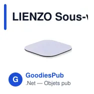 LIENZO Sous-verre sublimation - Miniature 1