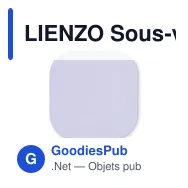 LIENZO Sous-verre sublimation - Miniature 2