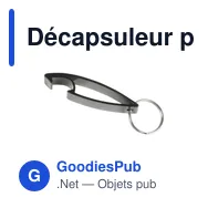 Décapsuleur porte-clés personnalisable en aluminium - LiftUpavec logo - Miniature 11