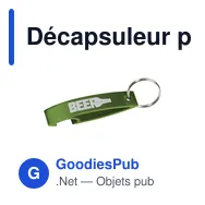 Décapsuleur porte-clés personnalisable en aluminium - LiftUpavec logo - Miniature 4