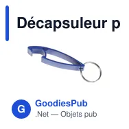 Décapsuleur porte-clés personnalisable en aluminium - LiftUpavec logo - Miniature 5