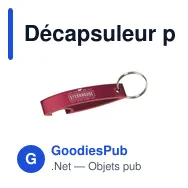 Décapsuleur porte-clés personnalisable en aluminium - LiftUpavec logo - Miniature 10