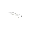 Variante argenté - Décapsuleur porte-clés personnalisable en aluminium - LiftUpavec logo