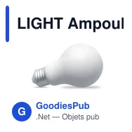 LIGHT Ampoule antistress en PU - Miniature 2