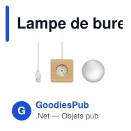 Lampe de bureau personnalisable LIGHT Sphère en verre LED avec logo - Miniature 8