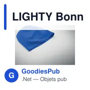 LIGHTY Bonnet unisexe en coton - Miniature 3