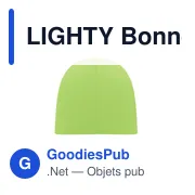LIGHTY Bonnet unisexe en coton - Miniature 5